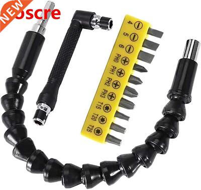 Bendable Soft Shaft Extension Bits 11.6inch, Flexible Extens