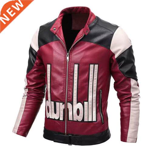 Autumn Winter Vintage Motorcycle Jacket Oversize 2021 Men Fa