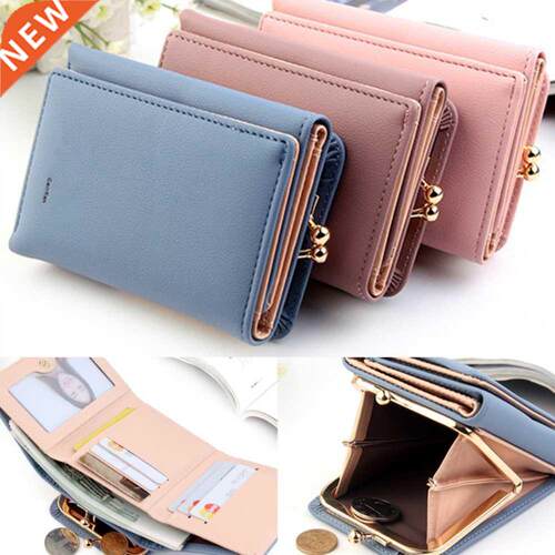 Wallet Women 2021 Lady Short Women Wallets Black Red Color M