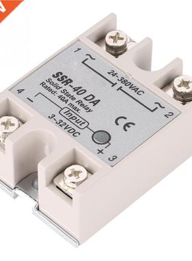 SSR-40DA 40A Single Phase DC-AC Solid State Relay Input 3-3