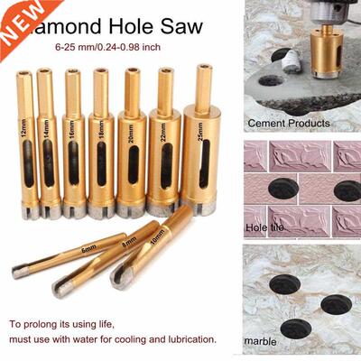 1PC Gold Diamond Drill Bit Hole Saw Tile Glass Marble Glass