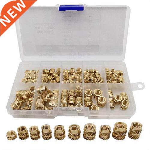 90Pcs M5 M6 Hot Melt Copper Nut Assortment Kit Thread Copper