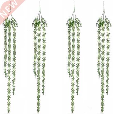 4Pcs Artificial Succulents Hanging Plants Fake String Of Pea