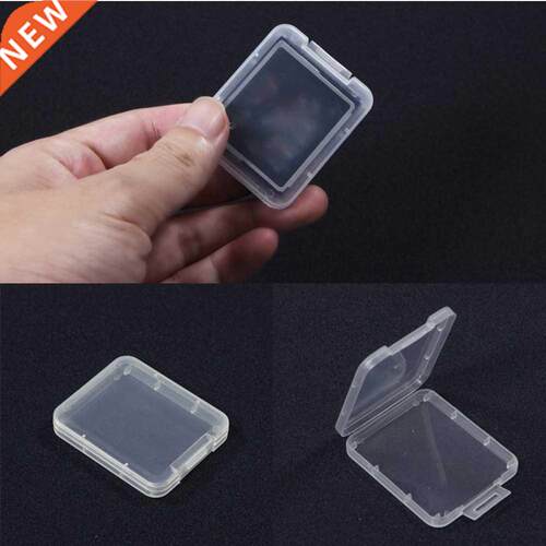 10 x Carry Storage Box for SD Card Plastic Transparent Stand