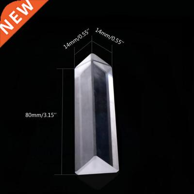 Triangular Color Prism K9 Optical Glass Right Angle Reflecti