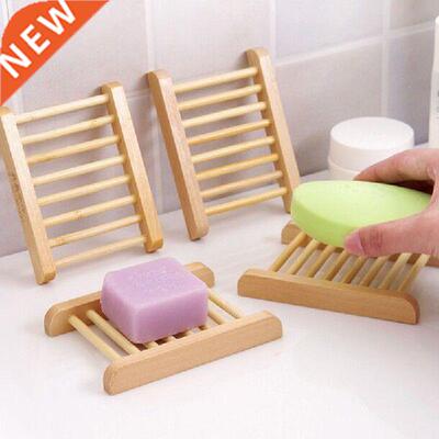 2019 Hot Soap Holder Storage Organizer Natural Wood Soap
