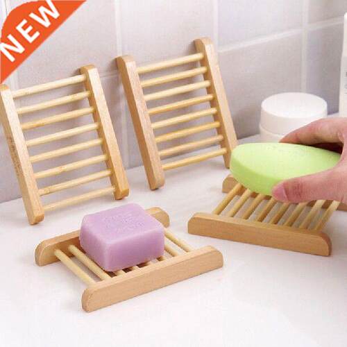 2019 Hot Soap Holder Storage Organizer Natural Wood Soap