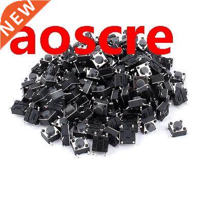 100 Pcs SMD 4pin Momentary Push Button Tactile Tact Switches