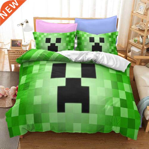 Bedding Sets US/Europe/ Size Quilt Mine Cartoon Bed ver Duve