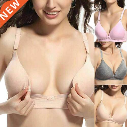 Pregnant Women Front Buckles Nursing Maternity Bra Push Up C