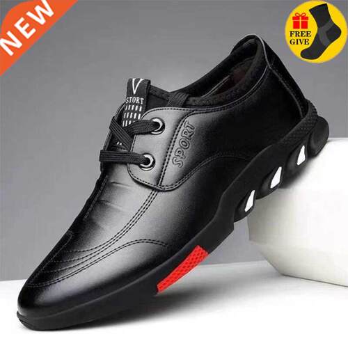Fashion Men Leather Shoes Daily Oce Sneakers Zapatos Homb