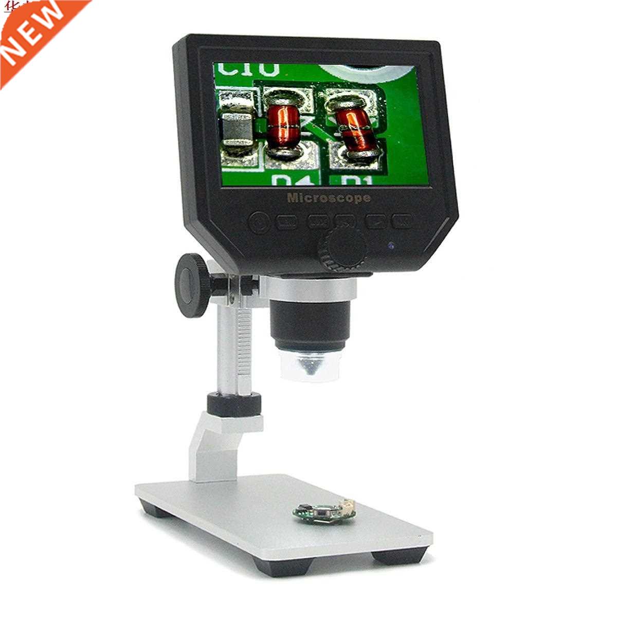 Digital 1-600X 3.6MP 4.3inch HD LCD Display Microscope Conti