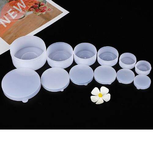 10Pcs Mini Storage Bottles With Lid Containers Sample Cream