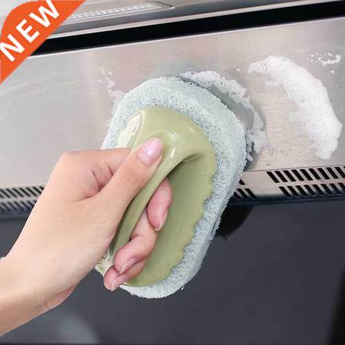 Kitchen Cleaning Brush Handles Sponge Brush Blue Soft Magic