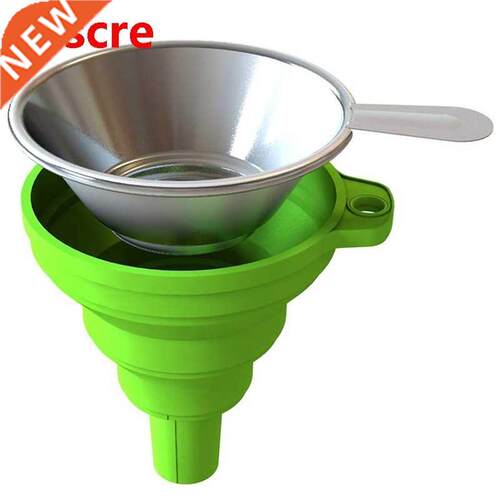 3D Printer Accessories Silicone Collapsible Funnel with Stai