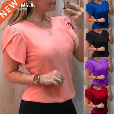 spring summer T-shirt short sleeve women t shirts 5XL 女T恤