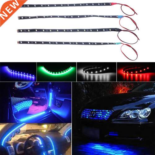 12V Car Interior Led Strip Sticker Daytime Running Lights Wa