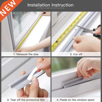 Windproof Window Sealing Strip Self Adhesive Soundproof Acou