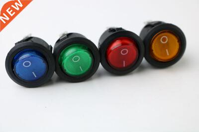 KCD1 Black Round 3Pin SPDT ON/OFF Rocker Power Switch AC 125