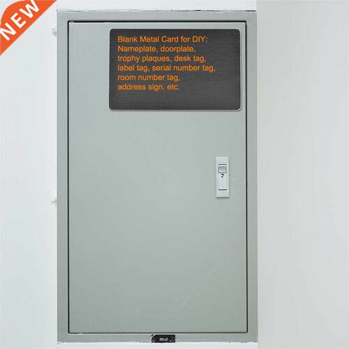 Blank Metal Card 88x53x0.8mm Anodized Aluminum Plate for DI