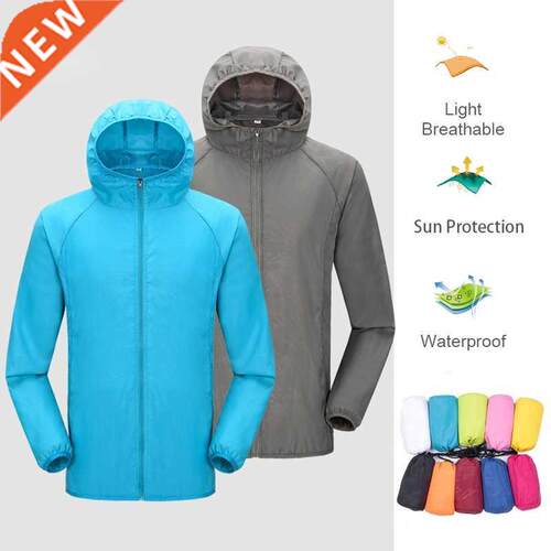 Camping Hiking Jacket Men Women Waterproof Sun Protection Cl