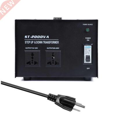 2000W 100V-220V Intelligent Efficient Step Up Down Power Tra