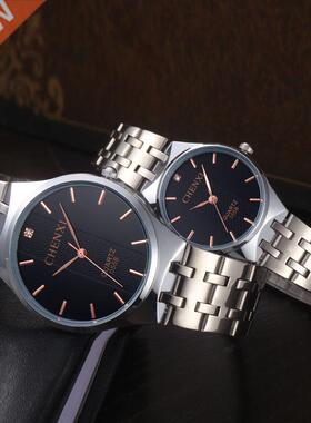 2022 Men women steel quartz watch Luxury fashion water resis