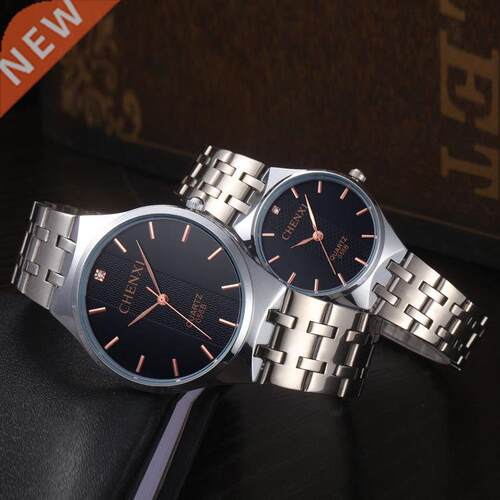 2022 Men women steel quartz watch Luxury fashion water resis