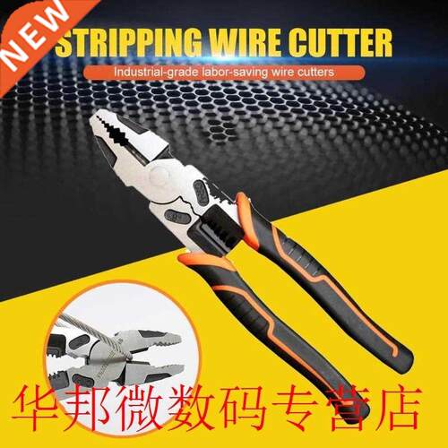 Wire Stripper Crimper Cutter Durable Needle Nose Nipper Cabl
