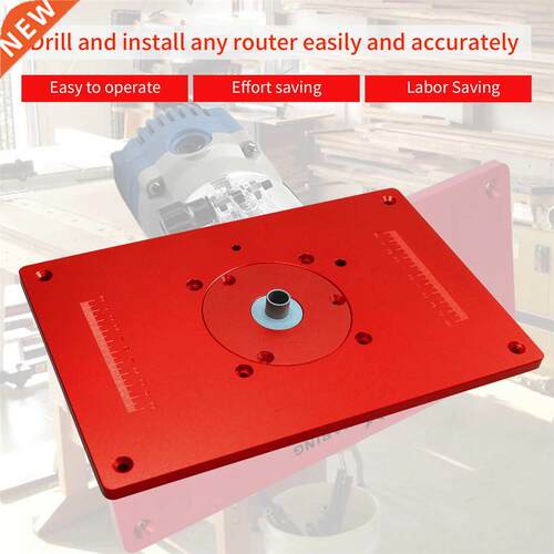 Universal Router Table Saw Insert Base Plate Kit Red Board