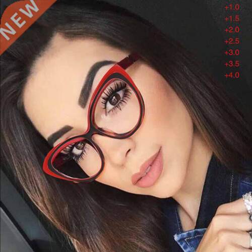 Fashion Cat Eye Women Reading Glasses Men Hyperopia Eyeglass