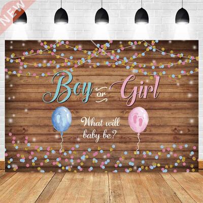 Wood oard oy Or Girl Neworn ay Shower Gender Reveal Pa