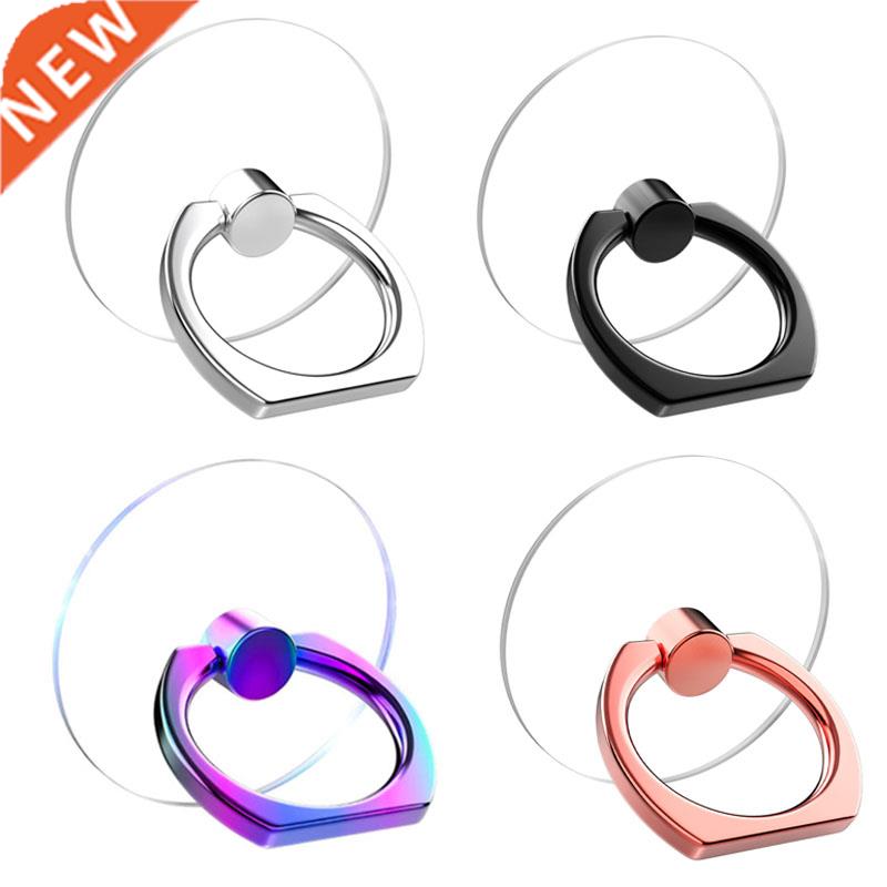 Transparent Cell Phone Ring Holder Stand 360° Degree Rot