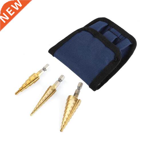 Pcs High Speed Steel Step Cone Drill Bit Hex Shank Titanium