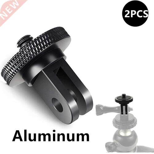 Aluminum Alloy 1/4 inch Mini Tripod Adapter Mount for GoPro