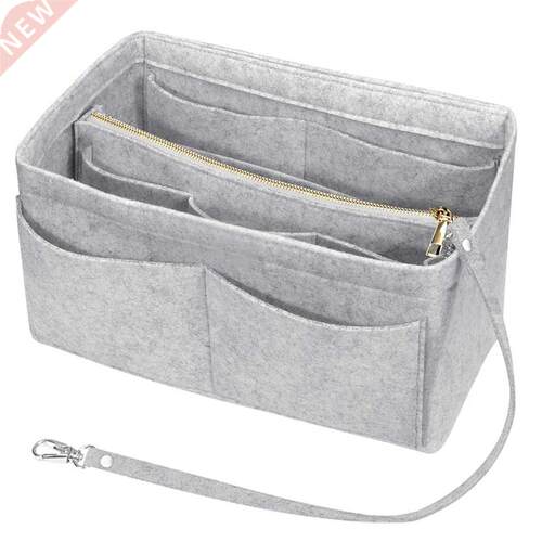 10 Pockets Insert Bags Tote Purse Organizer Bag In Bag Trav