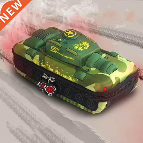 Tank creative boys and girls simple pencil bag EVA pen bag m
