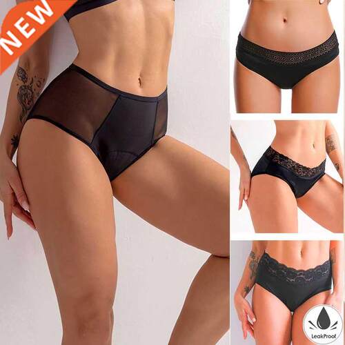 4pcs Reusble Lek Proof Menstrul Pnties Physiologicl Und