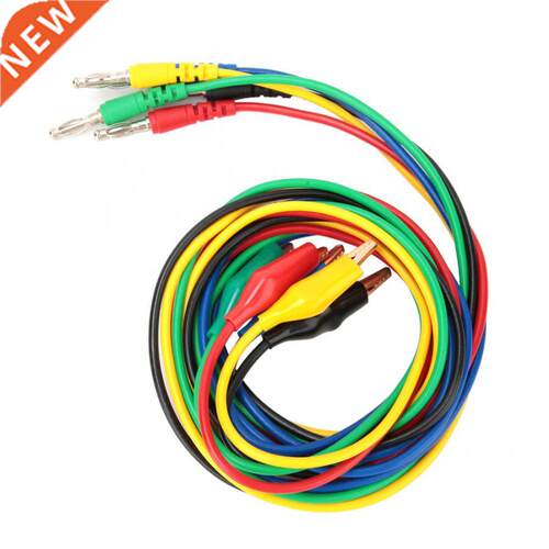 1 Set p1042 4mm Aligator Clip Cable Banana Plug to 10mm Alig