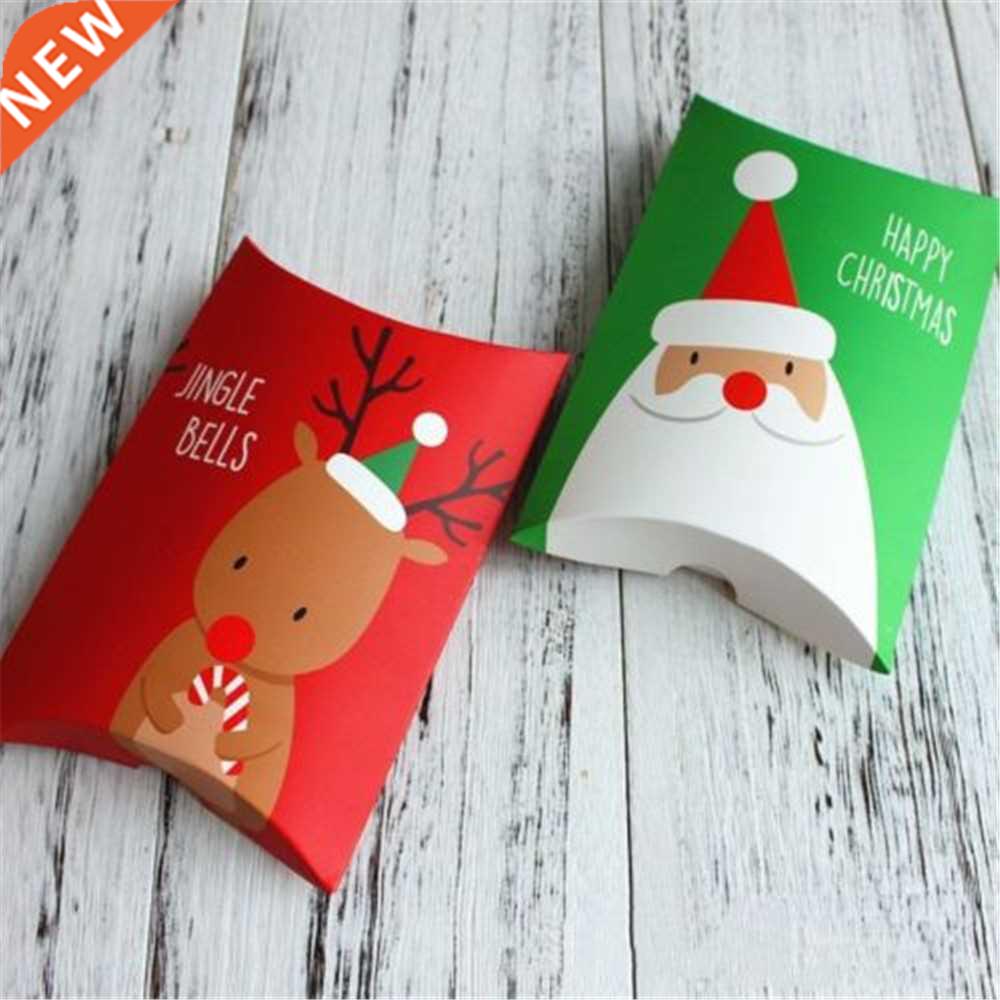 1pc Favor Candy Box Cag New Craft Paper Pillow Shape