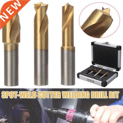 3pcs Rotary Spot-Weld Cutter Remover Point Drill Bits Cobalt