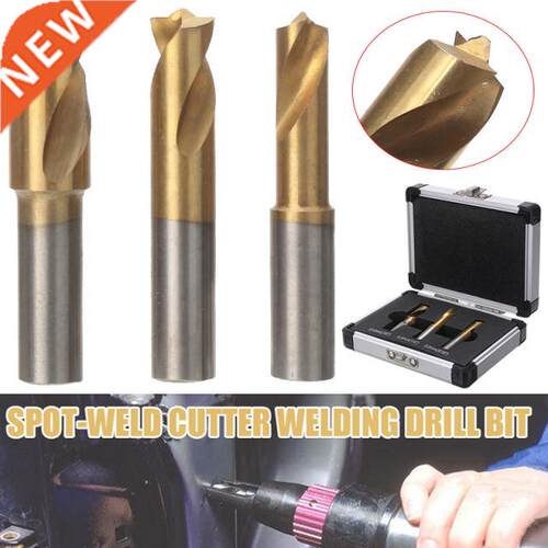 3pcs Rotary Spot-Weld Cutter Remover Point Drill Bits Cobalt