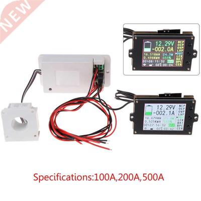 DC 500V 100A 200A 500A Wireless Voltmeter Ammeter Coulometer