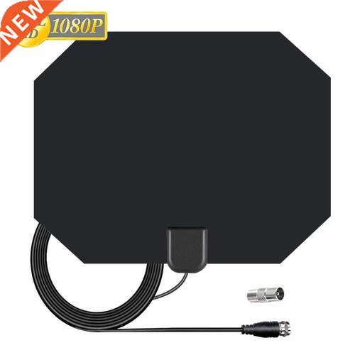 Portable 80 Miles HDTV Antenna Signal Receiver Aerial TV Dig