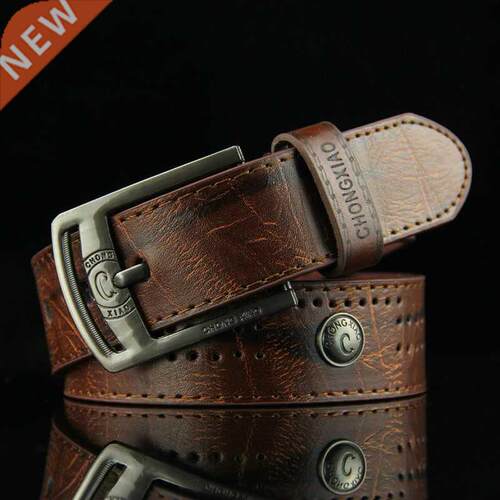 New High Quality needle buckle style leisure men's belt holl