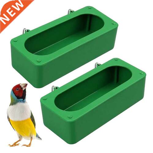Chicken Water Cup with Hooks Cage Hanging Plastic Bowl Anti