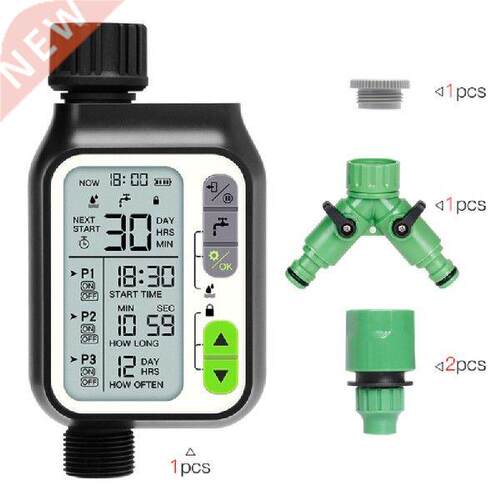 3.5 'HD Garden Water Timer Ball Valve Automatic Electronic