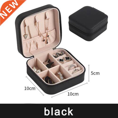 Portable Jewelry Storage Box Candy Color Travel Storage Orga