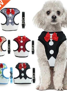 Dog Harness and Leash Set Nylon Puppy Small Dog Harness