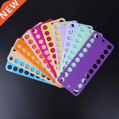 B0KB 10pcs Embroidery Floss Thread Bobbins Plastic Cross